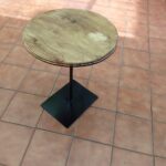 coffe table with laurel inlays